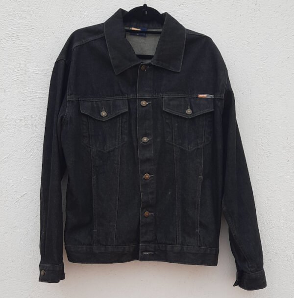 CHAQUETA DENIM NEGRO