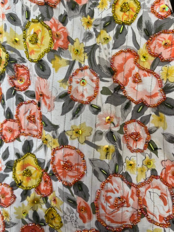 CHALECO FLORES AMARILLAS - Imagen 2