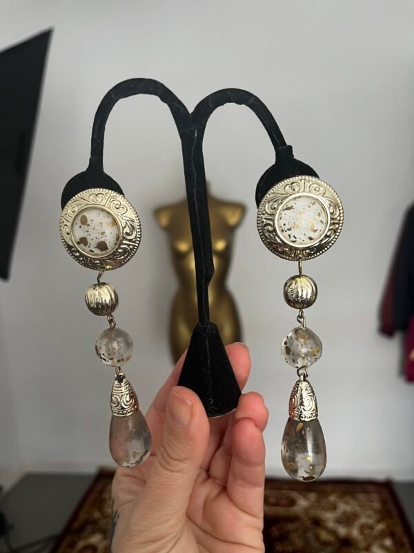 PENDIENTES CRISTAL AND GOLD