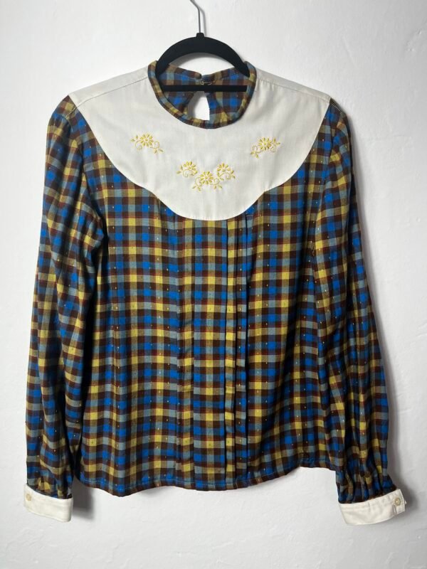 BLUSA 70´S DE CUADROS