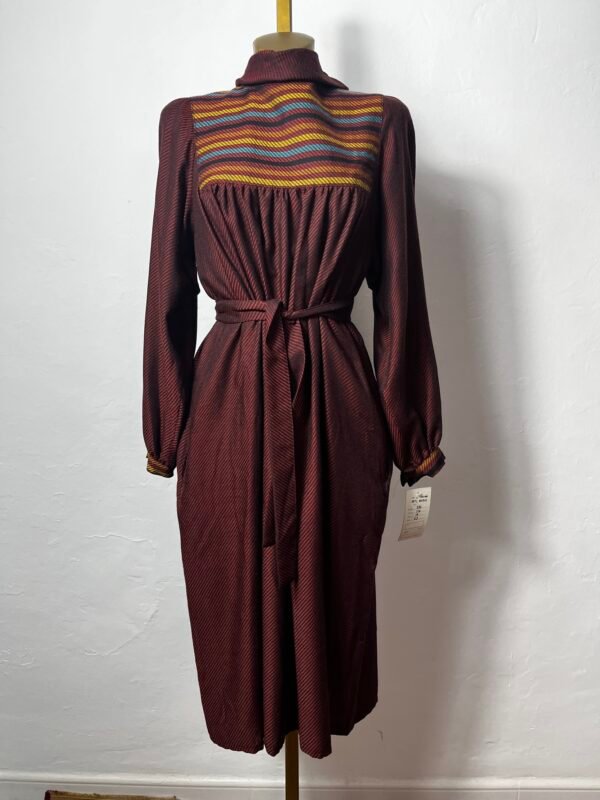 VESTIDO 70´S DE RAYAS