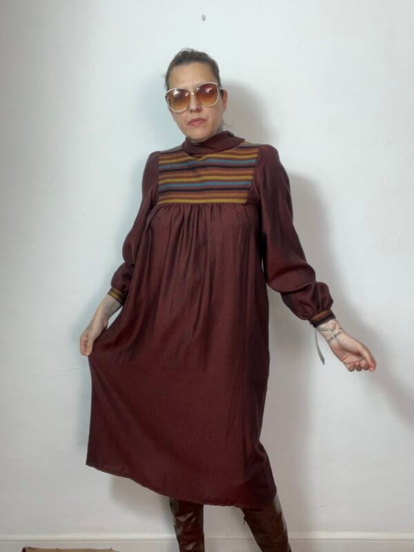 VESTIDO 70´S DE RAYAS - Imagen 8