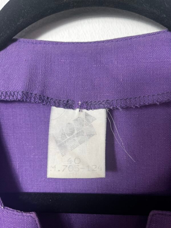 VESTIDO MORADO DE LINO - Imagen 5