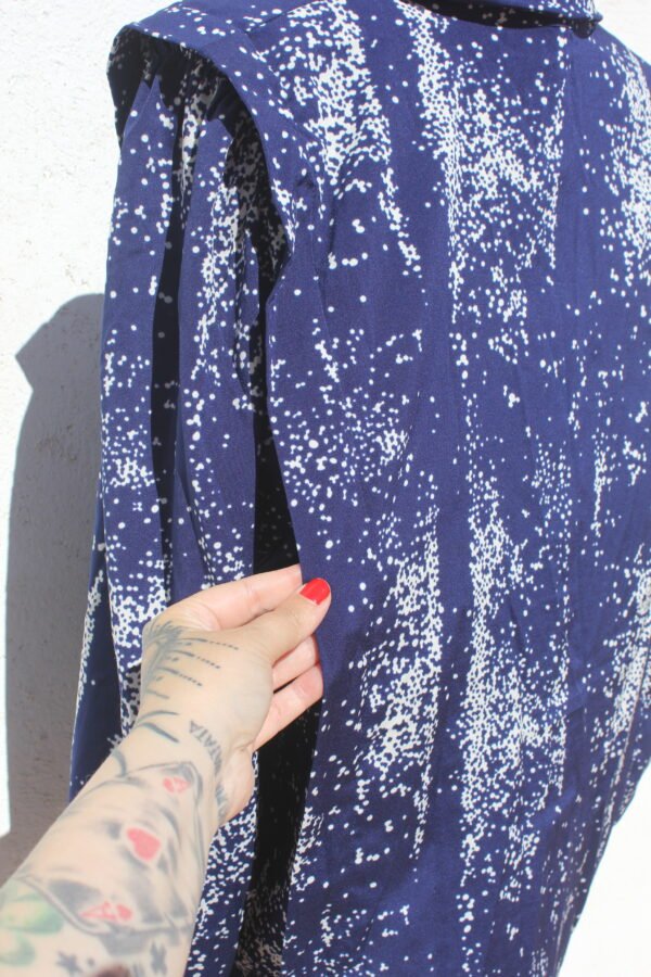 BLUSA VINTAGE LAZADA AL CUELLO - Imagen 8