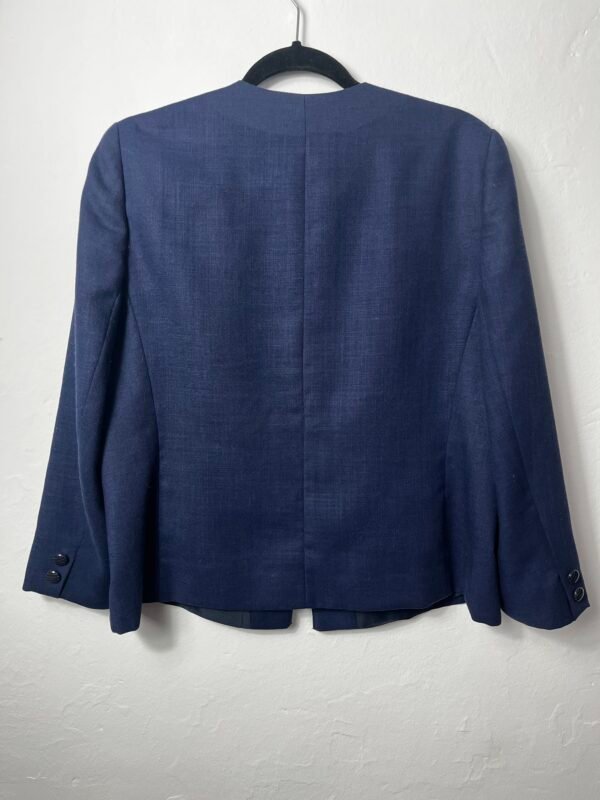 CHAQUETA LINO AZUL MARINO - Imagen 5