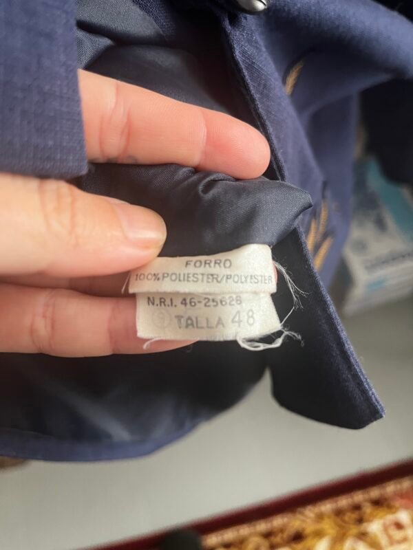 CHAQUETA LINO AZUL MARINO - Imagen 7