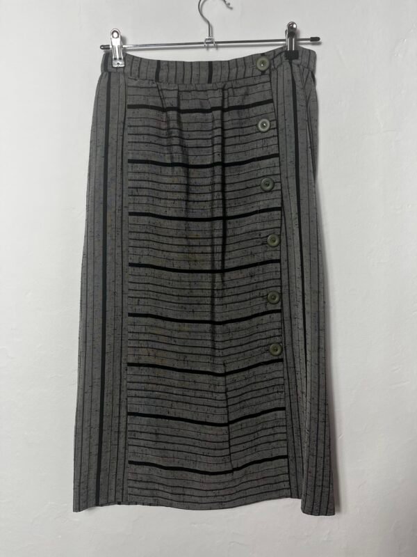 FALDA MIDI GRIS