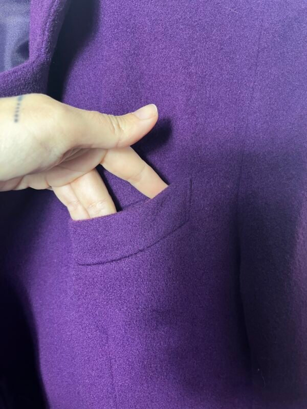 BLAZER DE LANA MORADA - Imagen 3