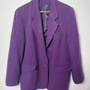 BLAZER DE LANA MORADA