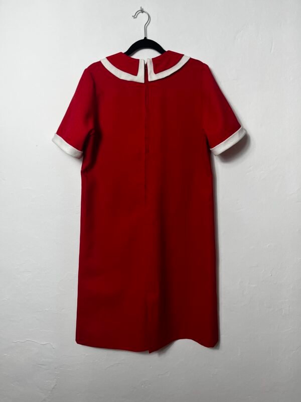 VESTIDO 60´S ROJO - Imagen 2