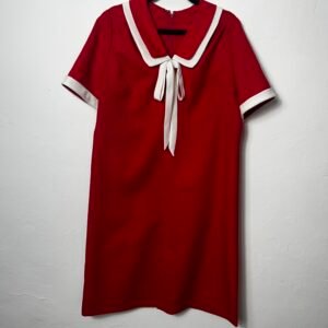 VESTIDO 60´S ROJO
