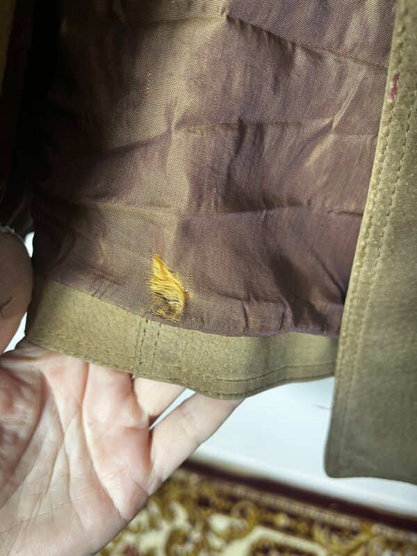 CHAQUETA DE ANTE BOTONES CUADRADOS - Imagen 7
