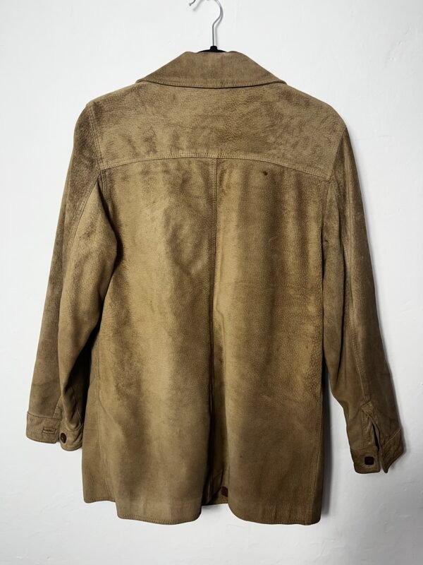 CHAQUETA DE ANTE BOTONES CUADRADOS - Imagen 9