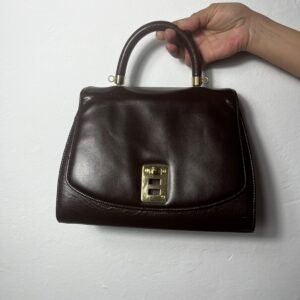 BOLSO VINTAGE MARRÓN CHOCOLATE
