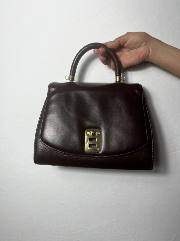 BOLSO VINTAGE MARRÓN CHOCOLATE