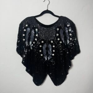 BLUSA LENTEJUELAS Y MARIPOSAS