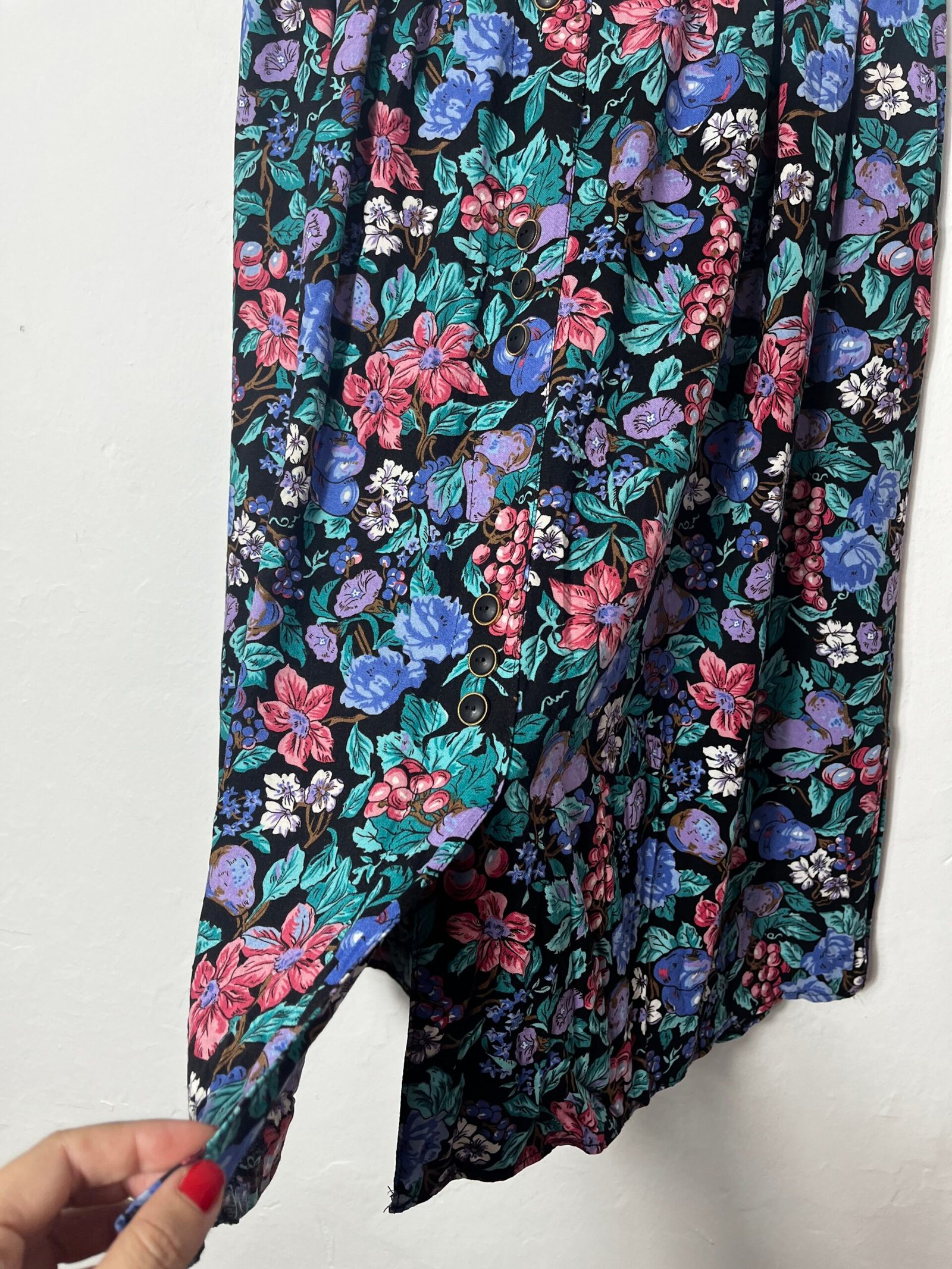 FALDA FLORES Y UVAS - Imagen 5