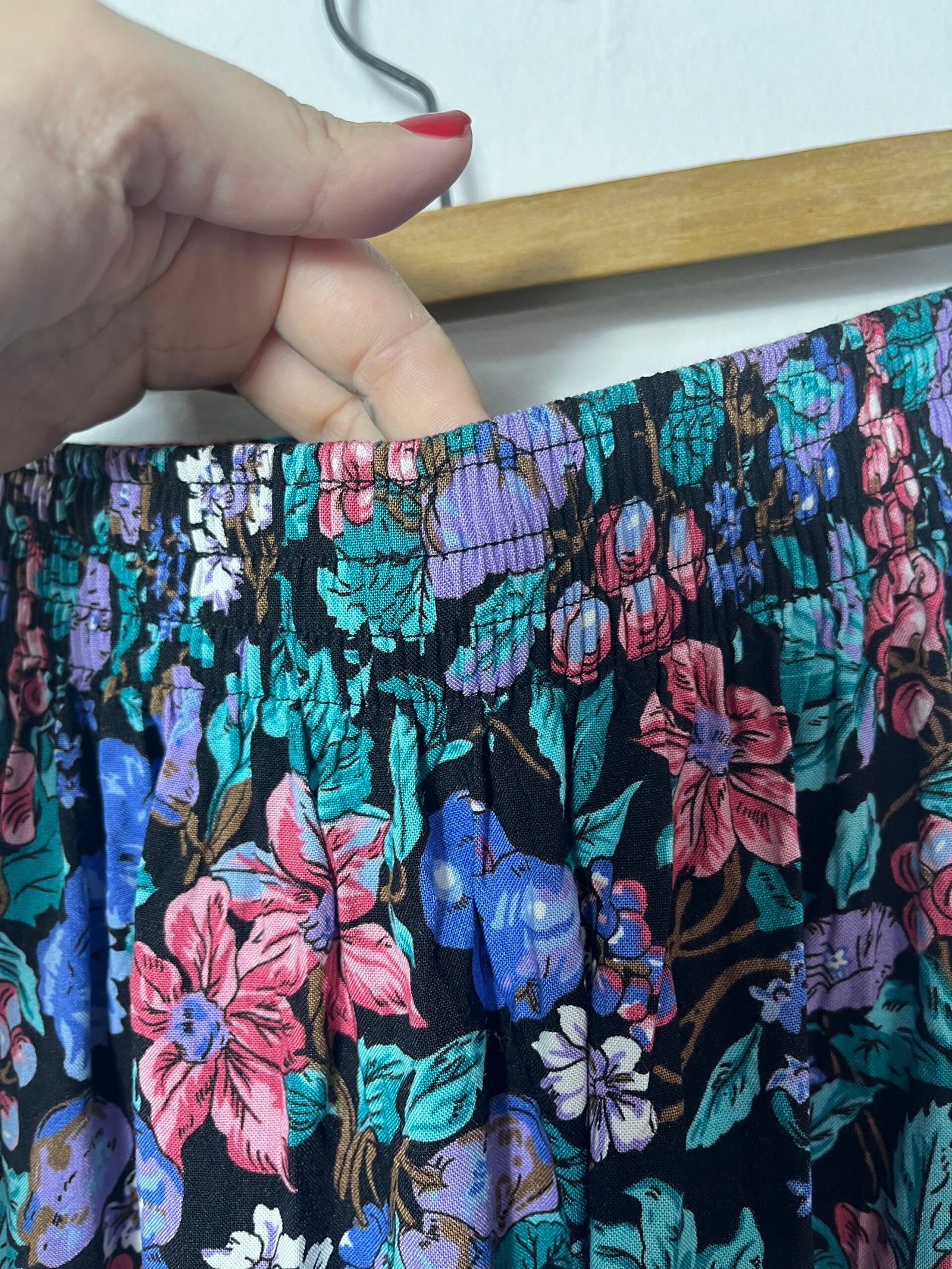 FALDA FLORES Y UVAS - Imagen 6