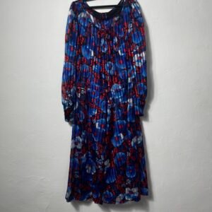 VESTIDO ROJO Y AZUL