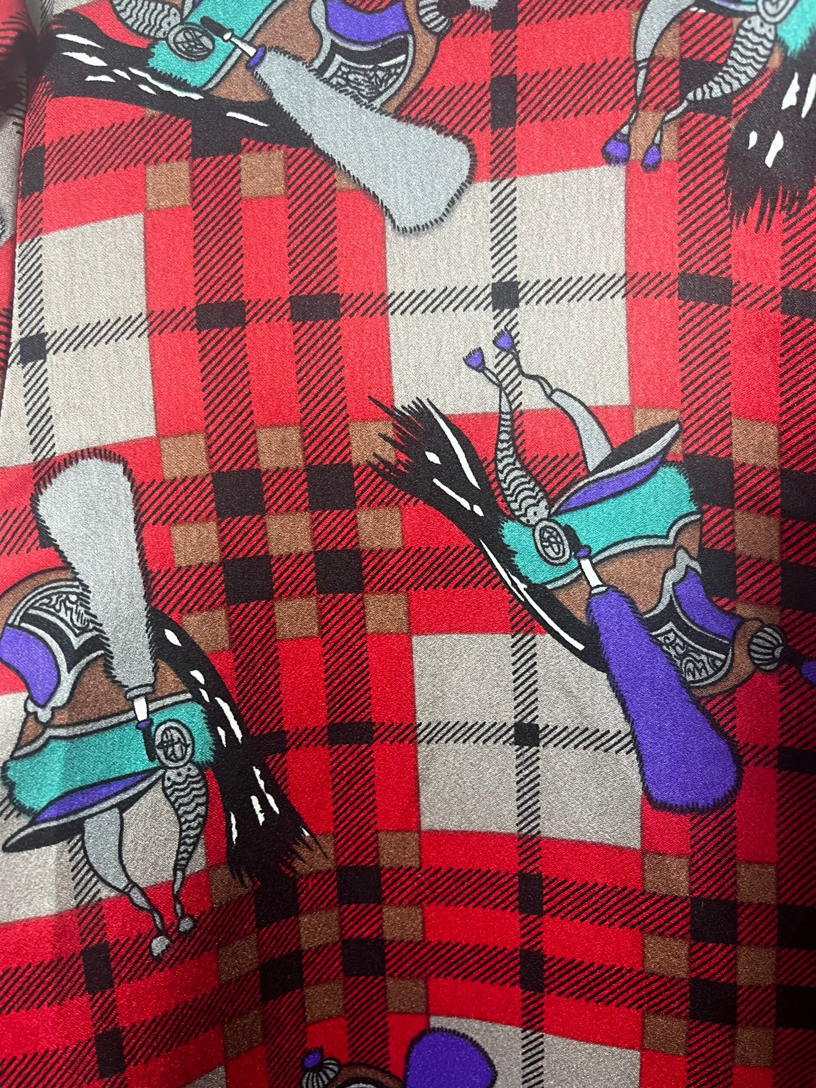 VESTIDO VINTAGE CUADROS - Imagen 4