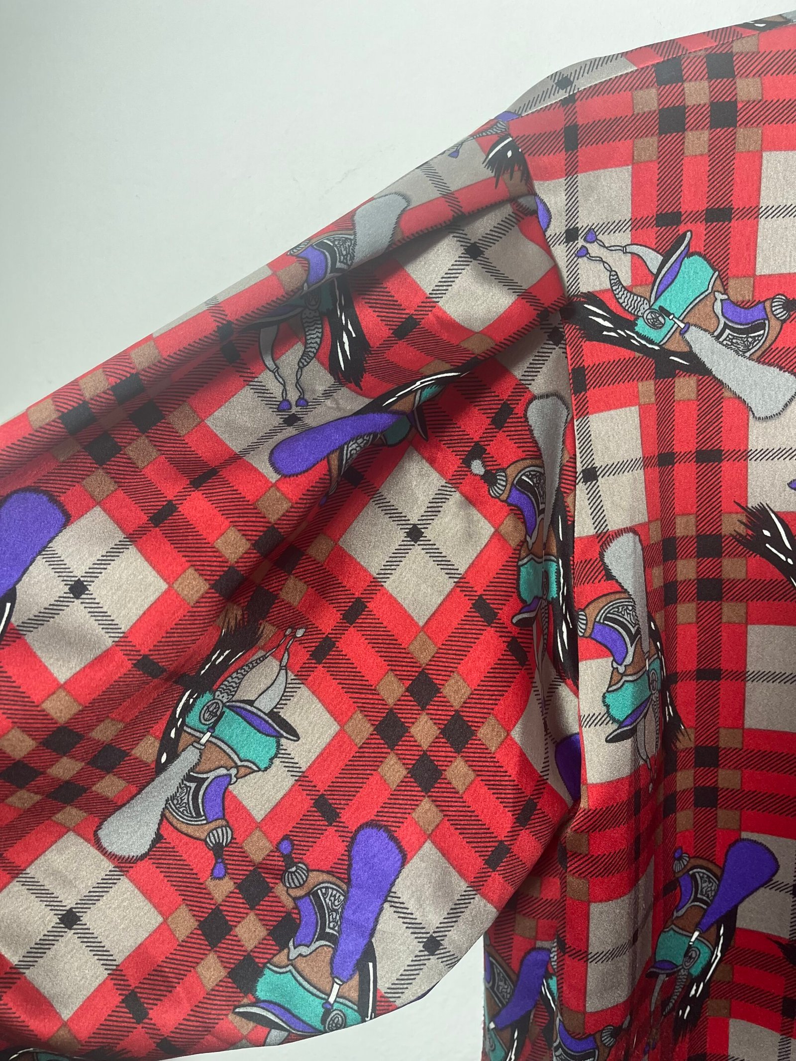 VESTIDO VINTAGE CUADROS - Imagen 6