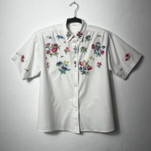 CAMISA FLORES BORDADAS