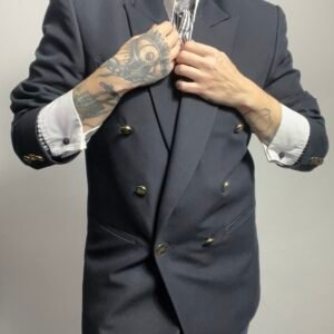 BLAZER CRUZADA AZUL MARINO