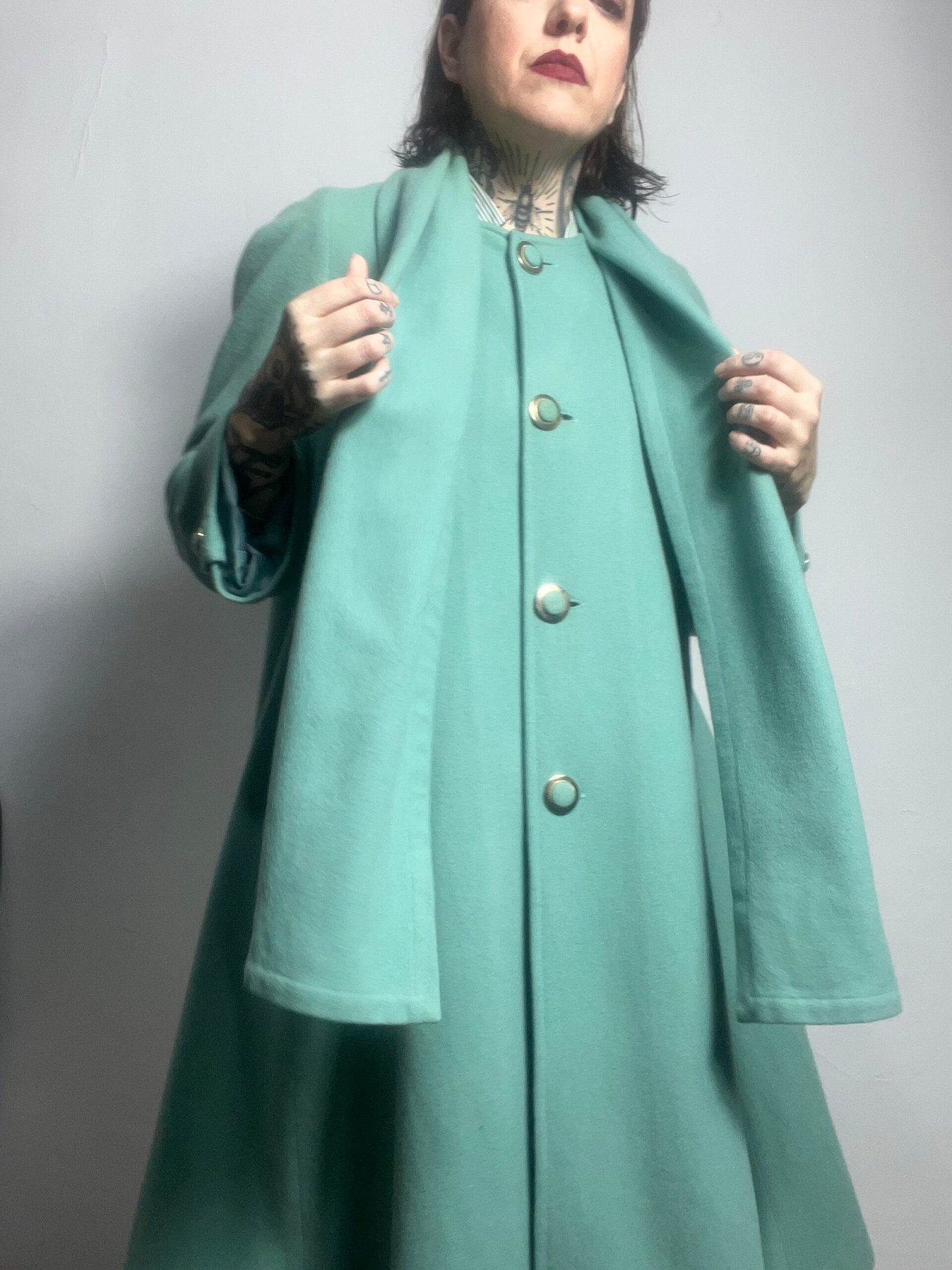 ABRIGO COLOR TIFFANY - Imagen 2