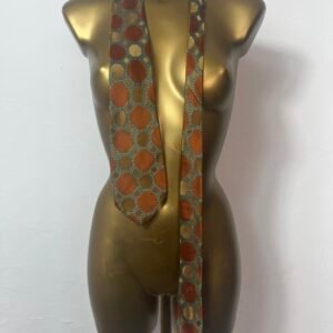 CORBATA 70´S CON HEXÁGONOS