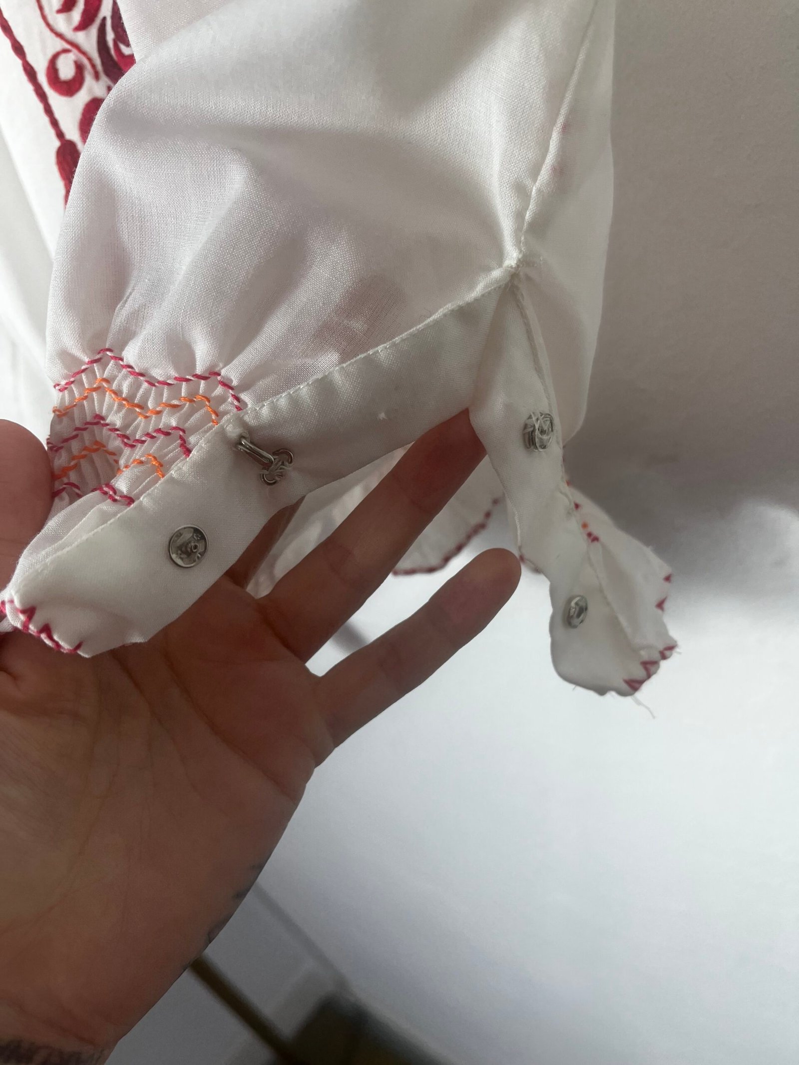 BLUSA VINTAGE BORDADOS - Imagen 4